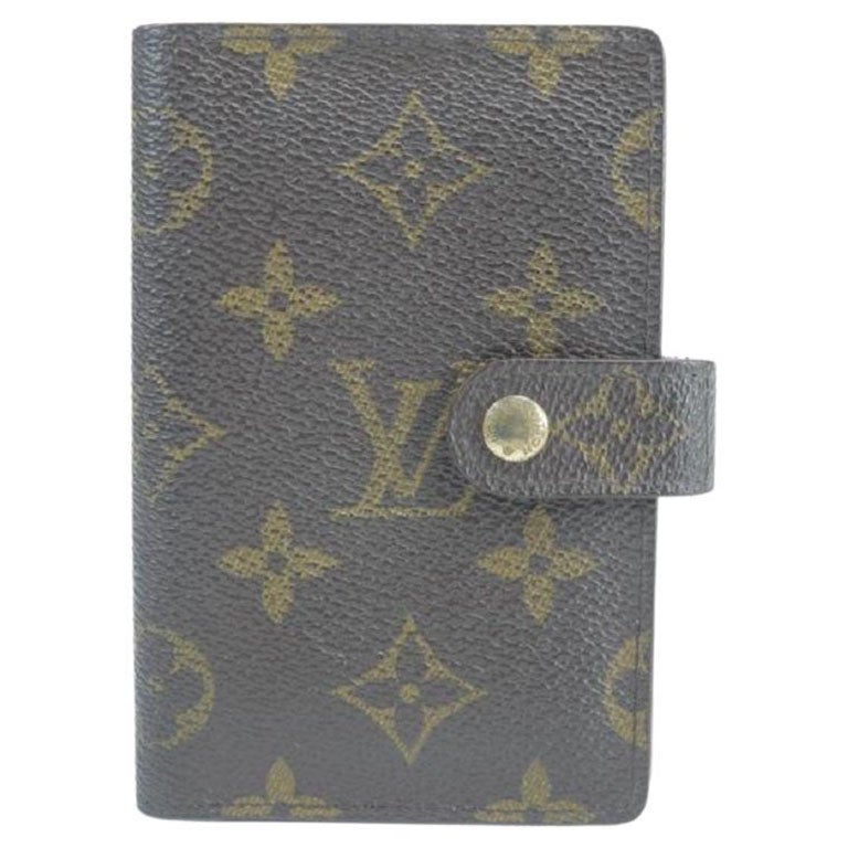 Louis Vuitton Brown 22lk0121 Monogram Mini Agenda Or Card Holder Wallet
