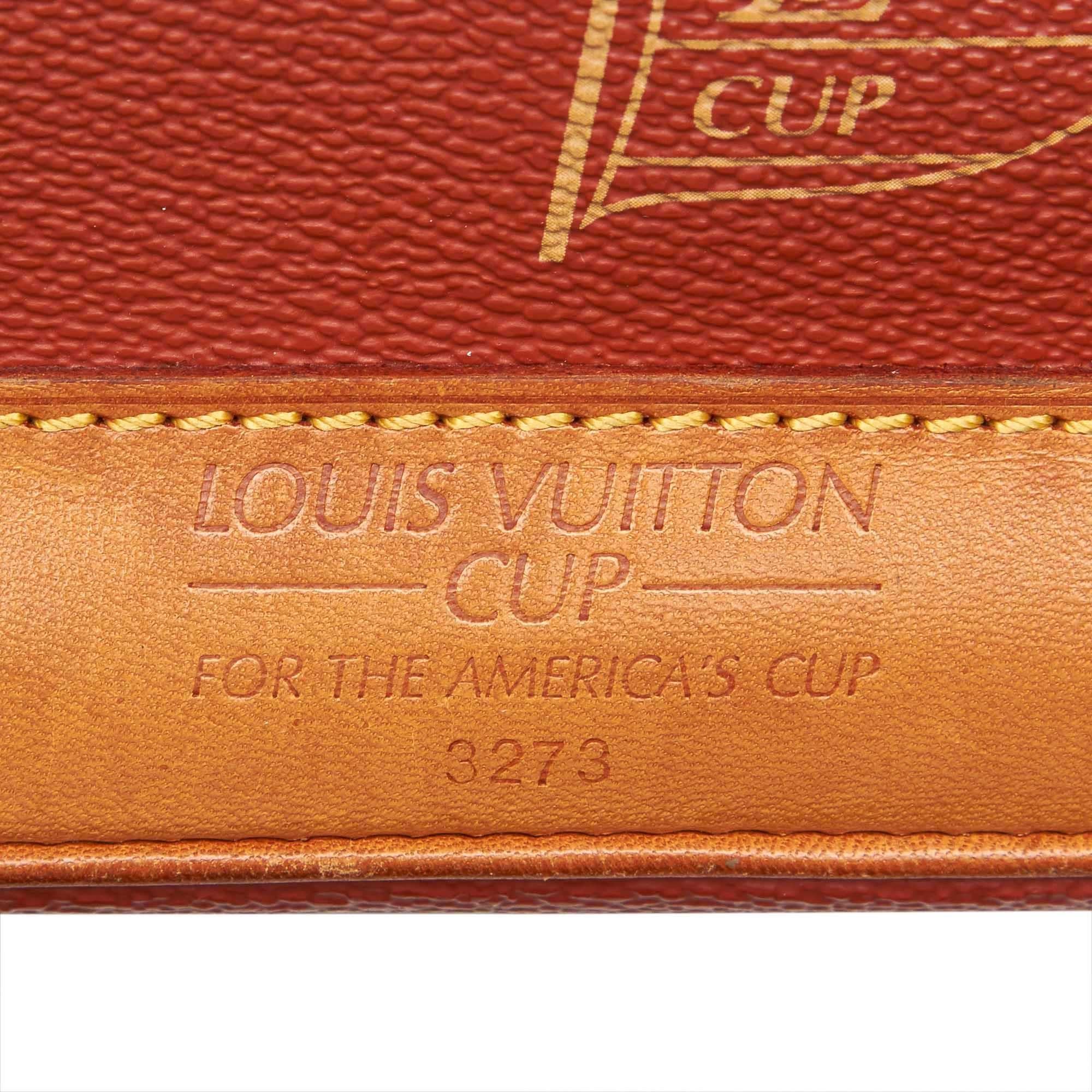 Louis Vuitton Brown 2925 Americas Cup Touquet Bag France 2