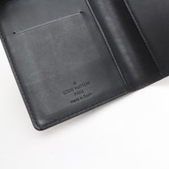 Louis Vuitton Brown 872090 Dark Monogram Vernis Mat Checkboook Cover Agenda Posh