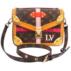 Louis Vuitton Brown and Pink Limited Edition Metis Handbag, 2018