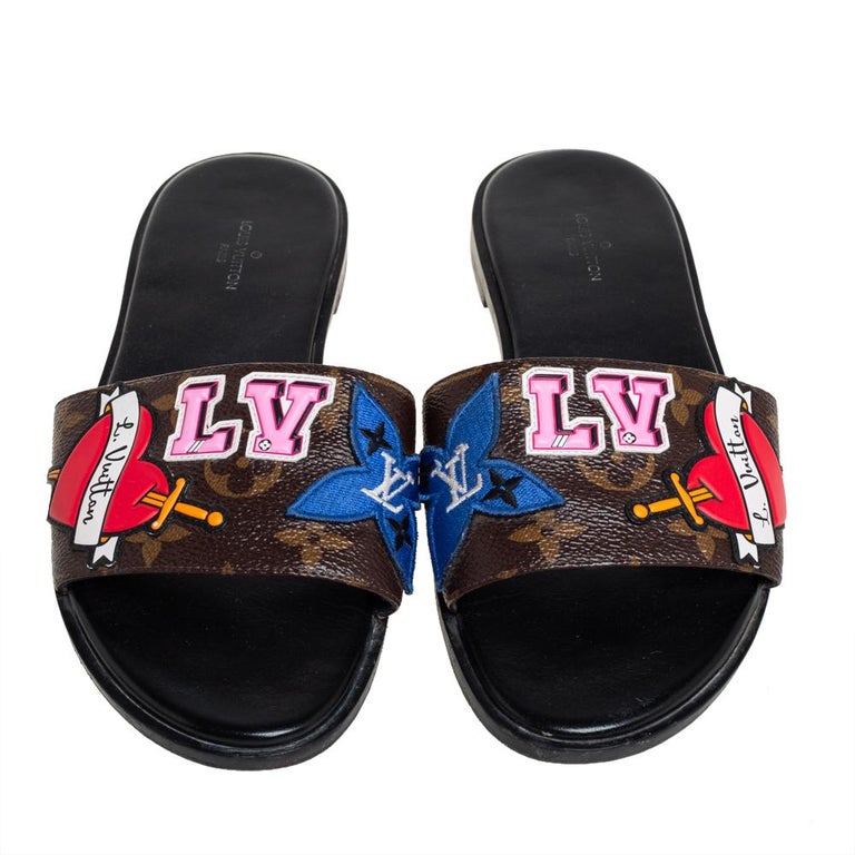 Shop Louis Vuitton MONOGRAM EMPREINTE 2023 SS Comfort flat sandals Bom Dia  by ChristelleKindregar