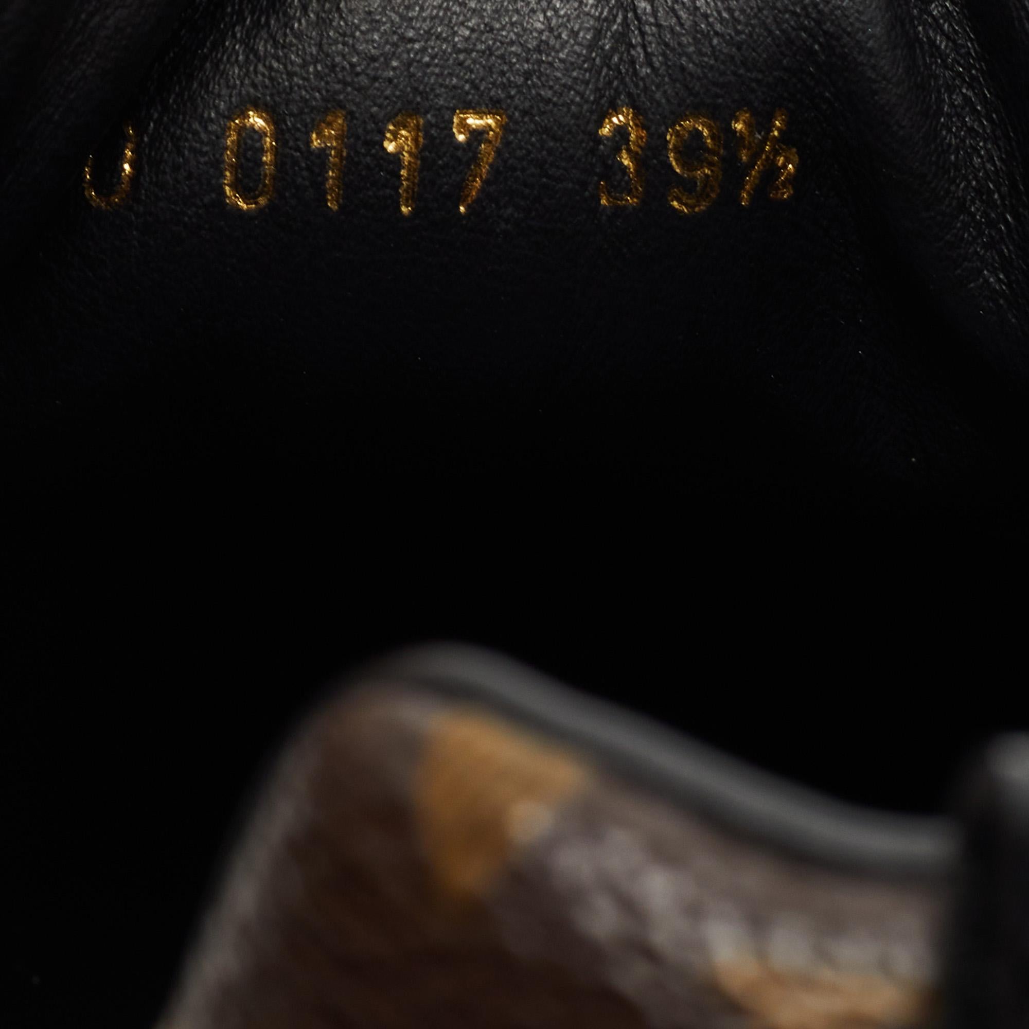 Louis Vuitton Brown/Black Monogram Canvas and Mesh RunAway Sneakers Size 39.5 5