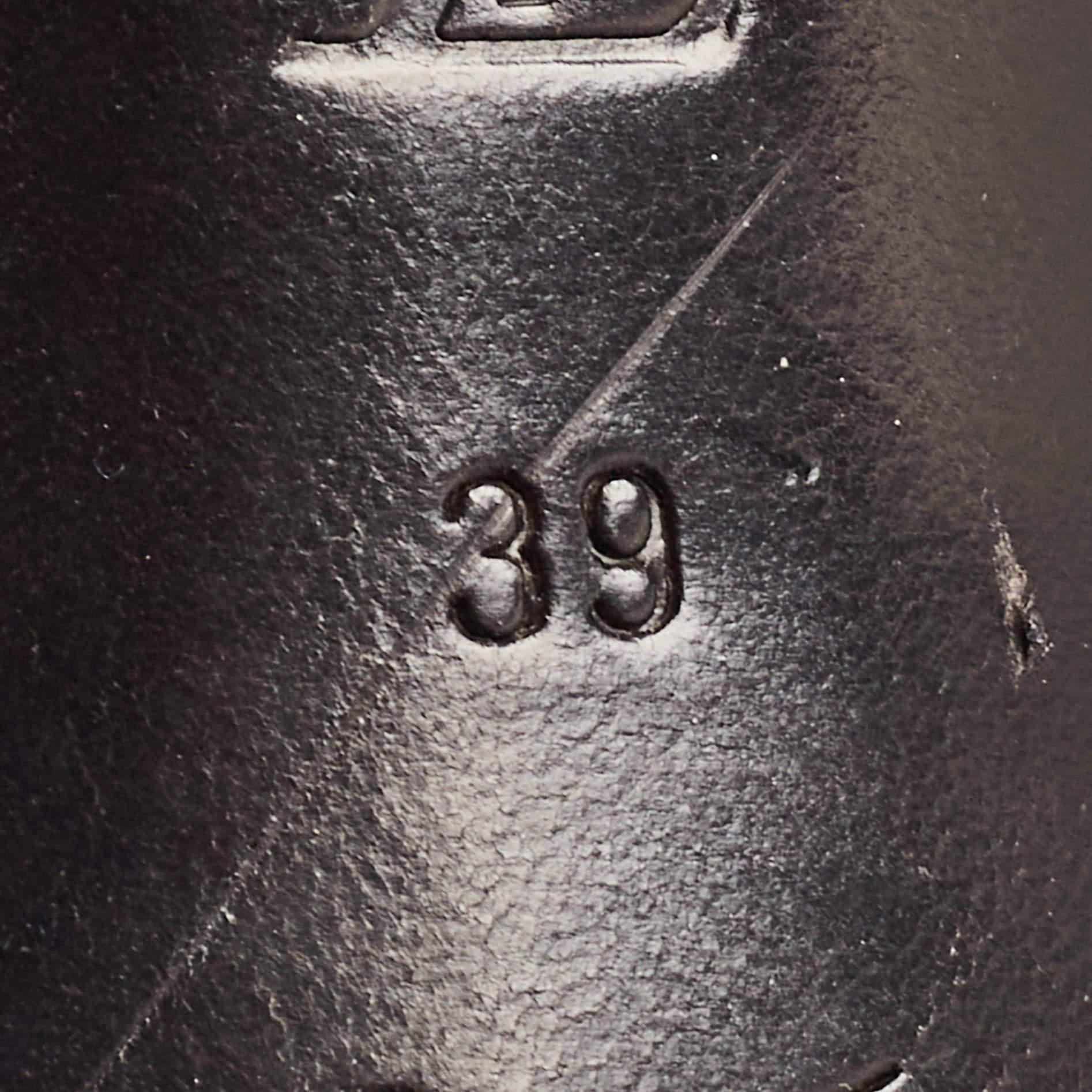Louis Vuitton Brown/Black Monogram Canvas and Patent Fetish Pumps Size 39 1