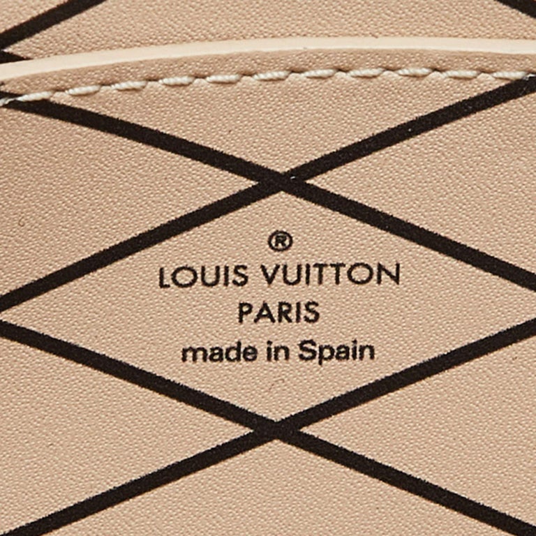 Louis Vuitton Brown, Pattern Print Monogram Reverse Vertical Trunk Pochette