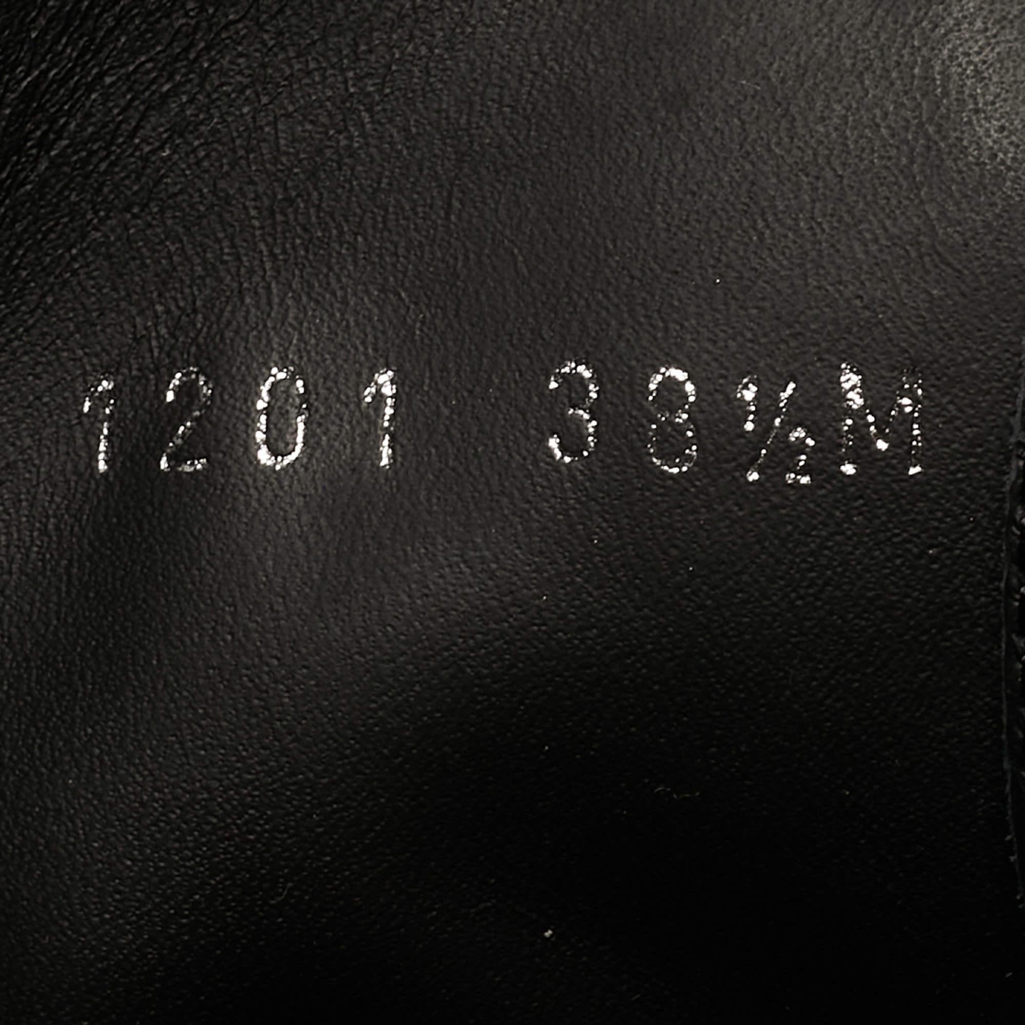 Louis Vuitton Brown/Black Monogram Canvas Wonderland Ranger Boots Size 38.5 5