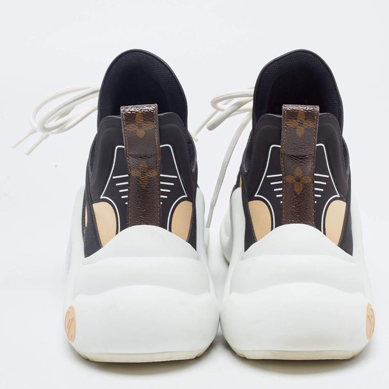 Louis Vuitton White/Monogram Canvas and Leather Archlight Sneakers Size 37 Louis  Vuitton
