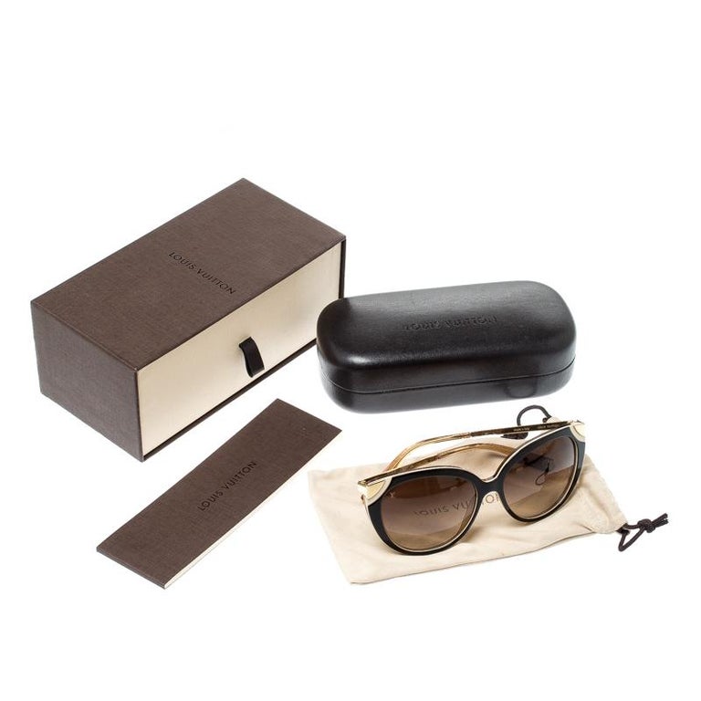 Louis Vutton | Brown Amber Z0620E Cat Eye Sunglasses Louis Vuitton Brown/Brown Gradient Z0620E Amber Cat Eye  main image 2