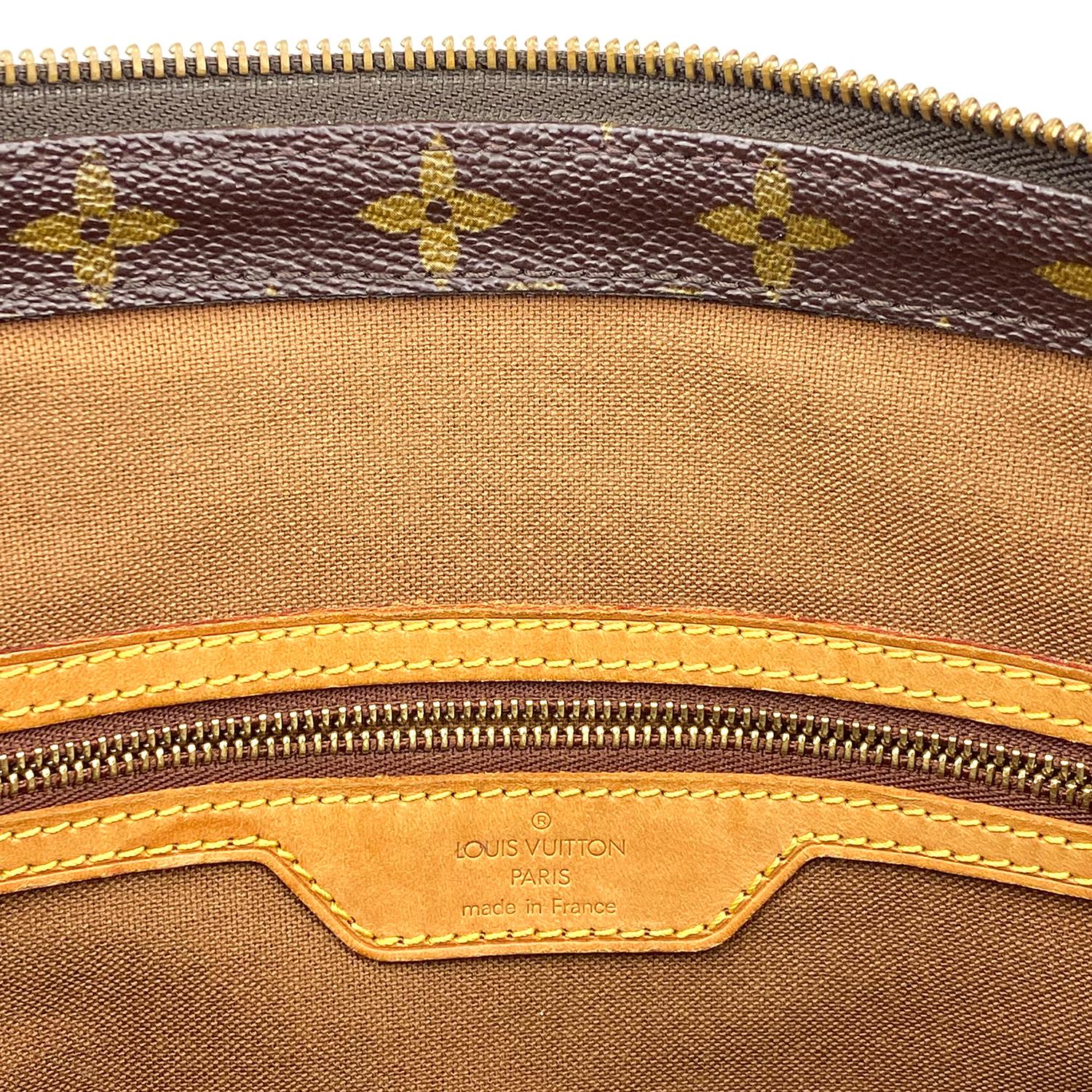 Louis Vuitton Brown Cabas Monogram Mezzo Tote Bag For Sale 7