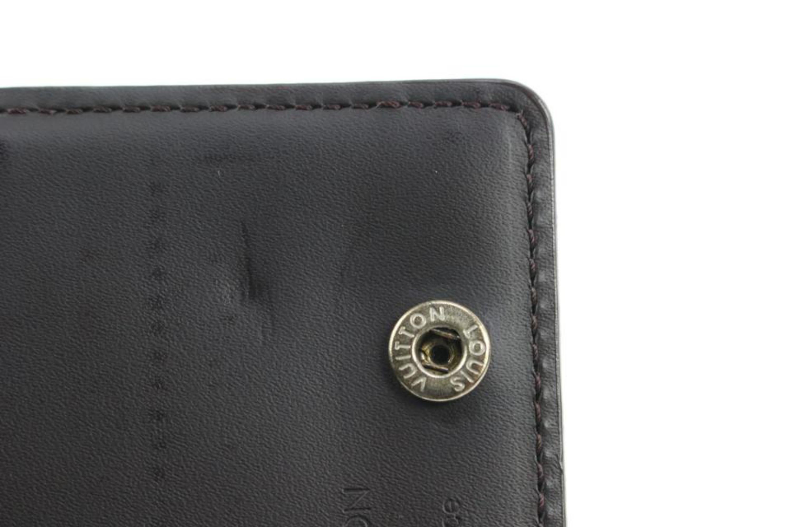 LOUIS VUITTON 3 Set Wallet Cell Phone Case Monogram Damier Glace
