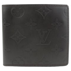 Used Louis Vuitton Brown Cafe Monogram Glace Compact Men's Wallet Slender Florin 69lv
