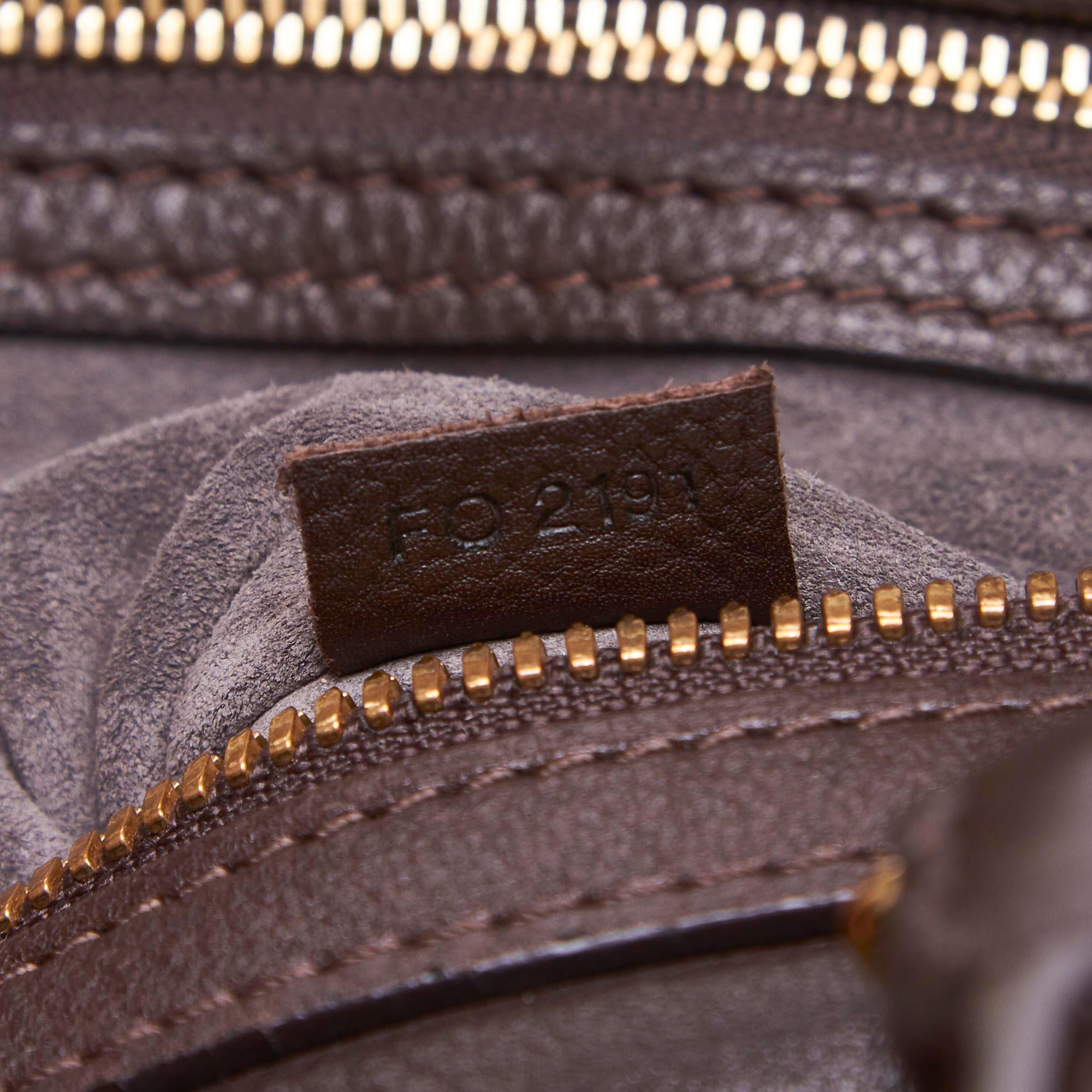 Louis Vuitton Brown Calf Leather skin Sofia Coppola PM France 1