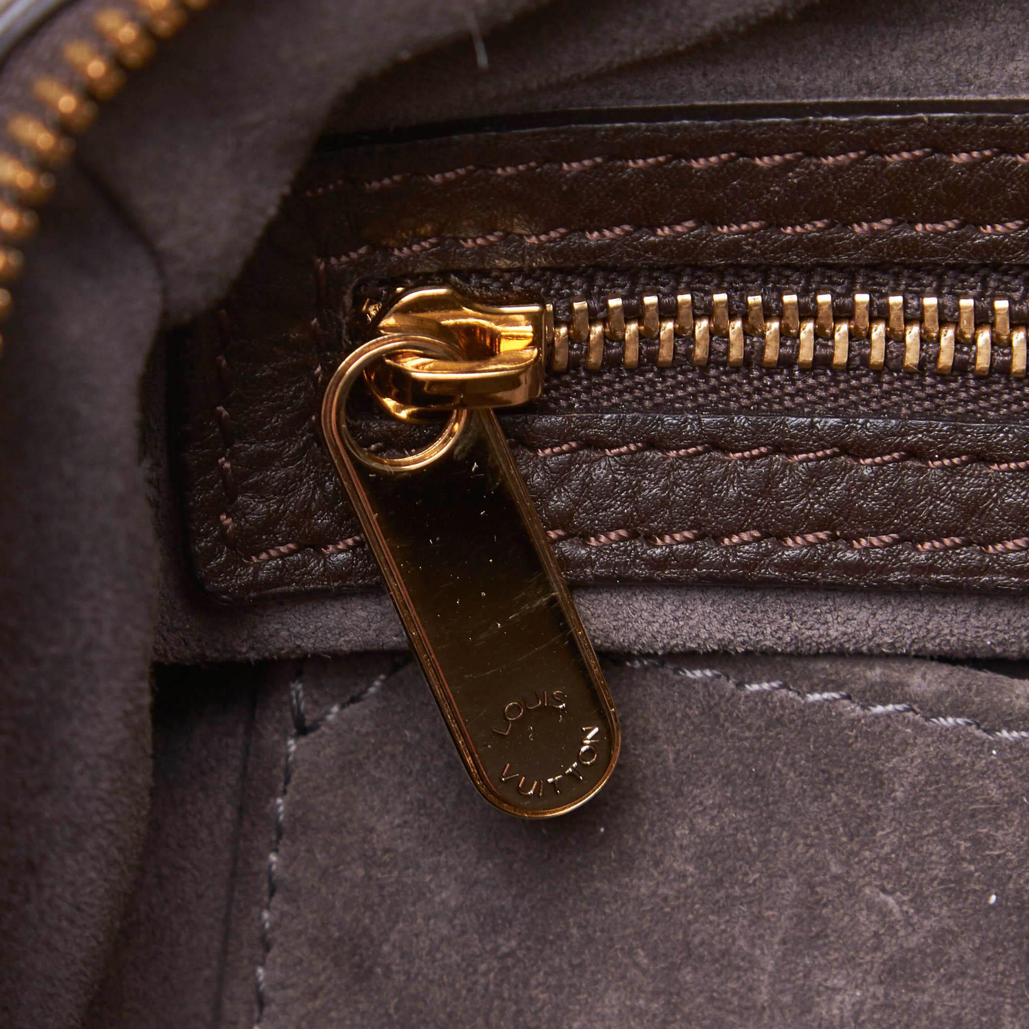 Louis Vuitton Brown Calf Leather skin Sofia Coppola PM France 2