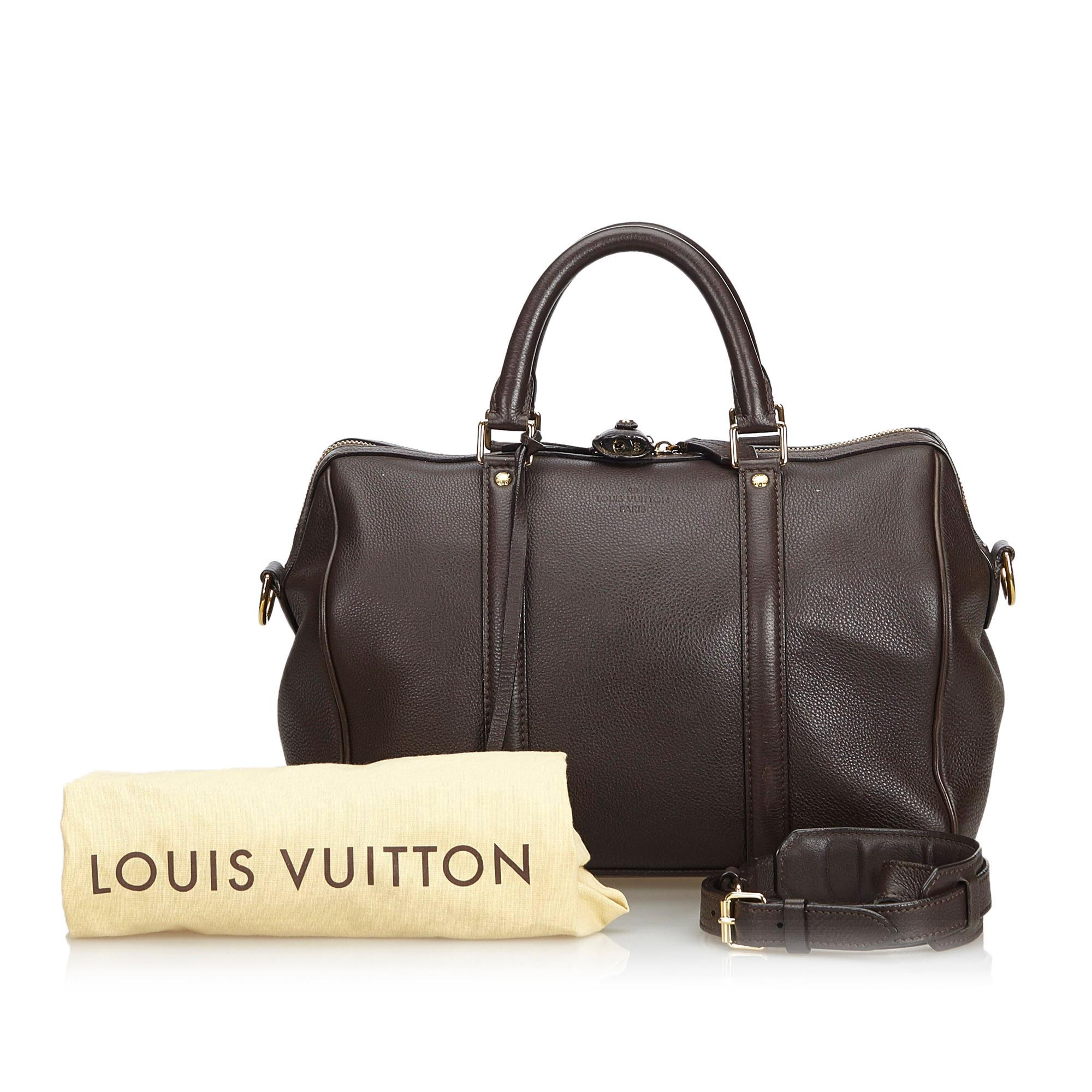 Louis Vuitton Brown Calf Leather skin Sofia Coppola PM France 4