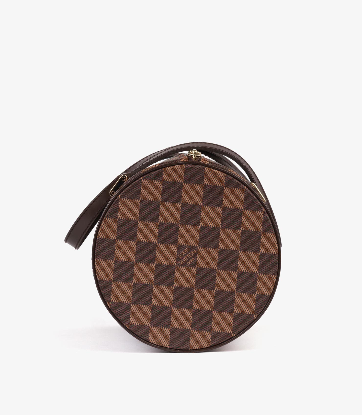 Women's or Men's Louis Vuitton Brown Calfskin Leather Vintage Papillon 30 With Pouch For Sale