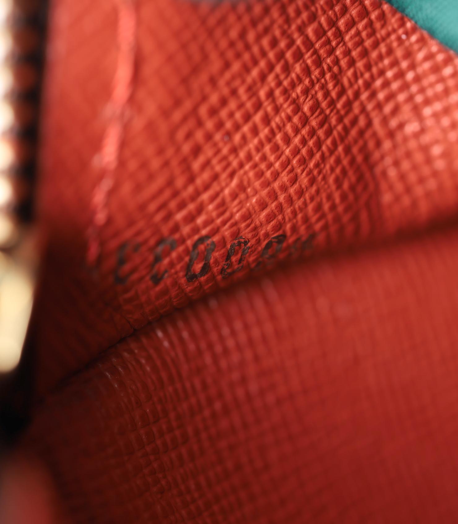 Louis Vuitton Brown Calfskin Leather Vintage Papillon 30 With Pouch For Sale 4