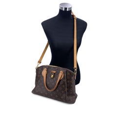 Louis Vuitton Brown Canvas Monogram Rivoli MM Satchel Bag