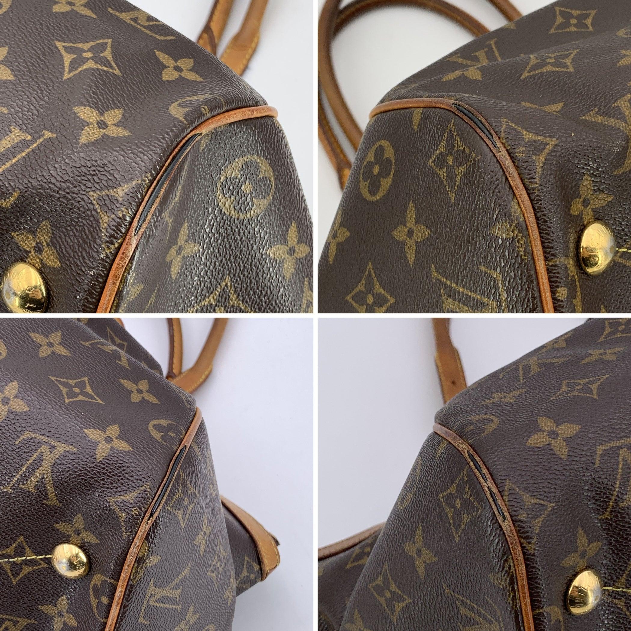 Women's Louis Vuitton Brown Canvas Monogram Tivoli GM Satchel Bag