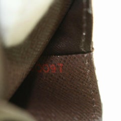 Louis Vuitton Brown Cigarette Case Damier Ebene Etui Pouch 871513