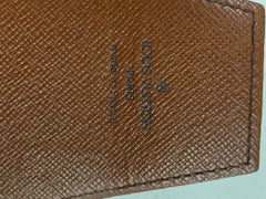 Louis Vuitton Brown Cigarette Case Monogram Etui Mobile 9lv610 Wallet