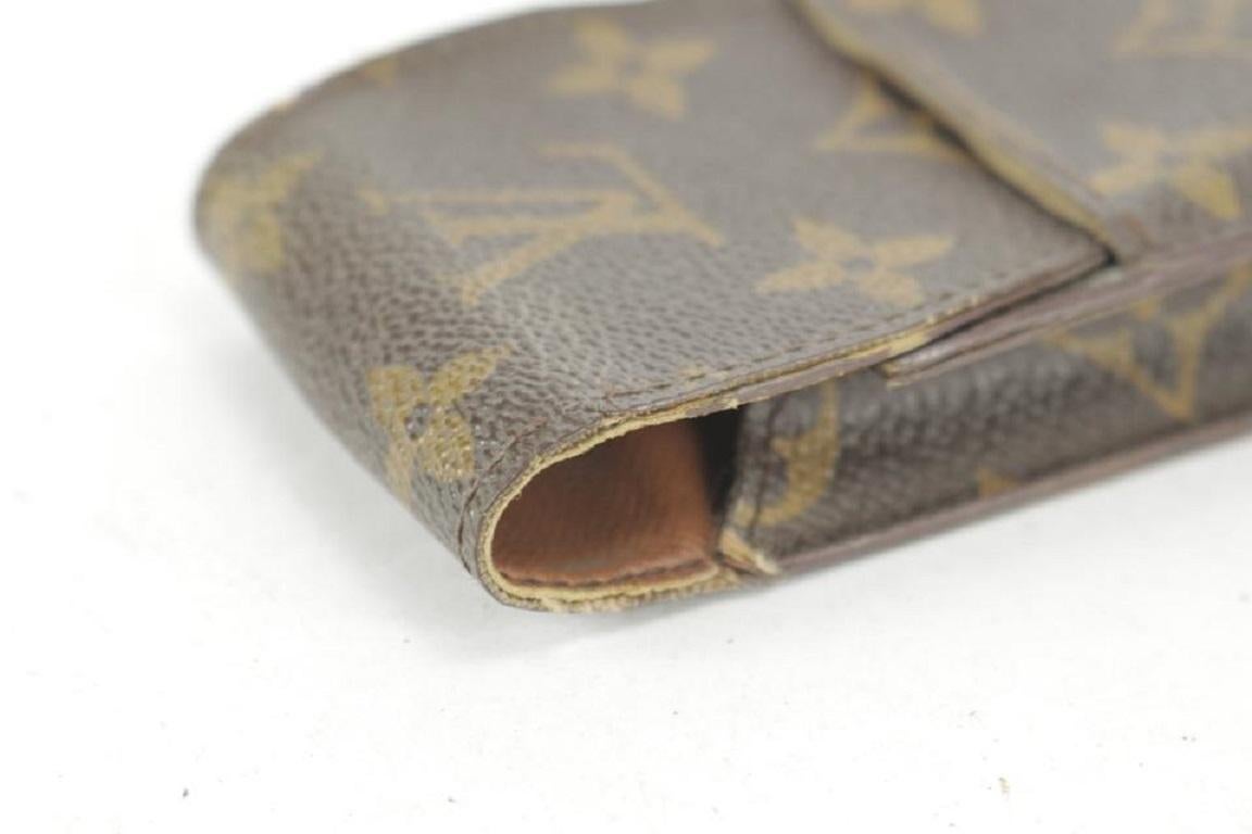 Louis Vuitton Brown Cigarette Case Monogram Etui Mobile Or Pouch 2lk1221 Wallet 5