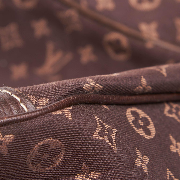 Louis Vuitton Brown Cotton Fabric Monogram Mini Lin Boulogne France at ...