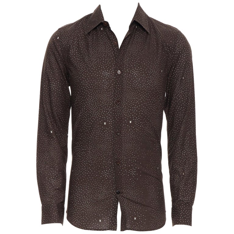 Black Louis Vuitton Monogram Shirt - 4 For Sale on 1stDibs