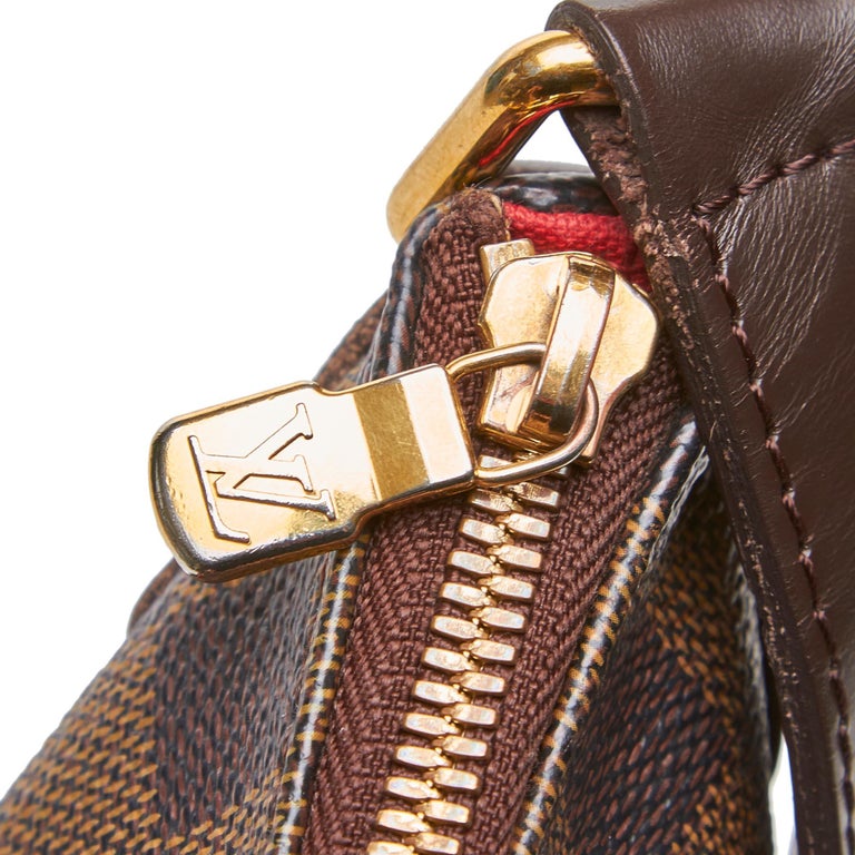 Louis Vuitton Brown Damier Canvas Canvas Damier Ebene Bloomsbury PM France For Sale at 1stdibs