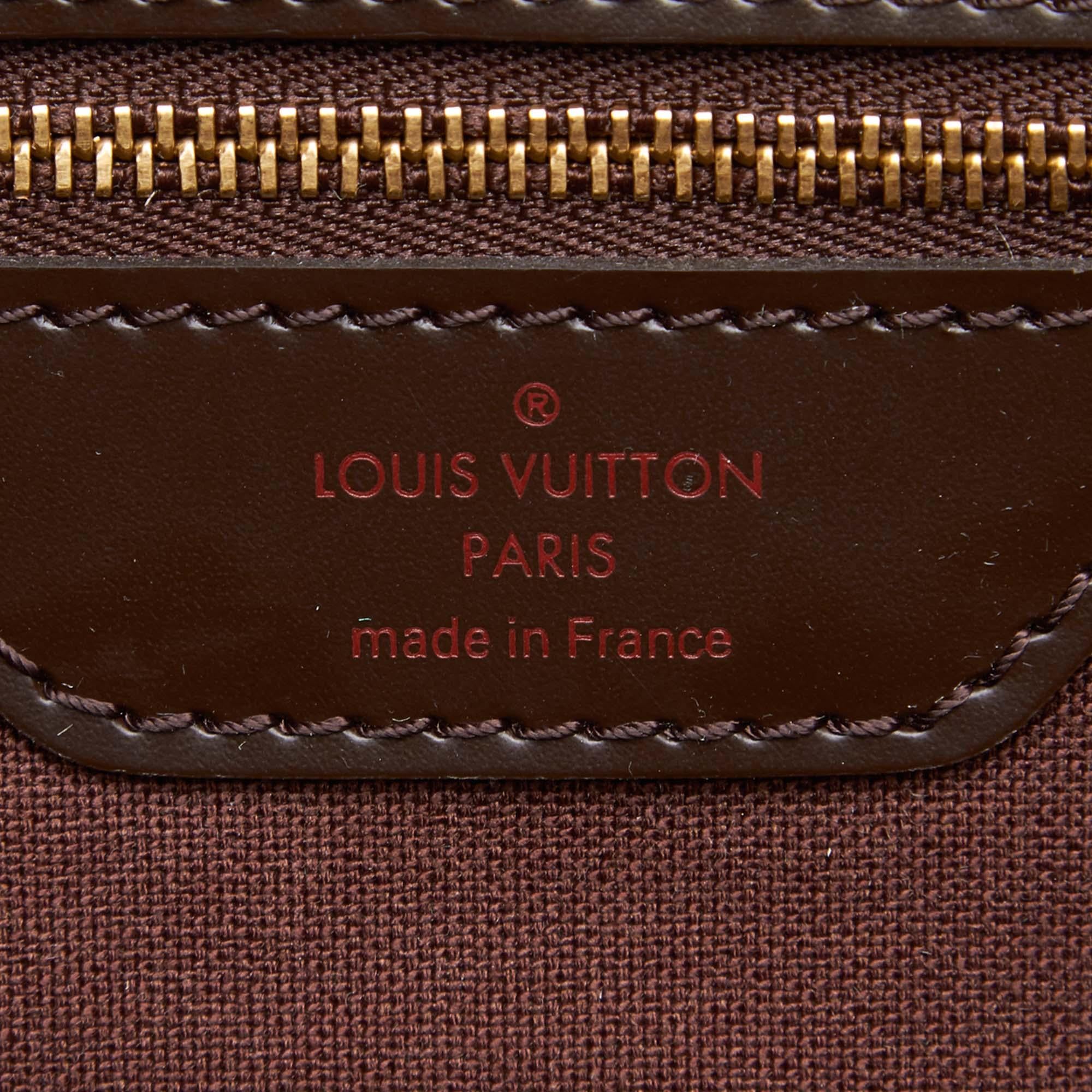 Louis Vuitton Brown Damier Canvas Canvas Damier Ebene Greenwich PM France 2