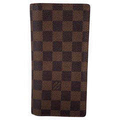 Louis Vuitton Brown Damier Canvas Long Brazza Continental Wallet Louis Vuitton Brown Damier Canvas Long Brazza Continental Wallet