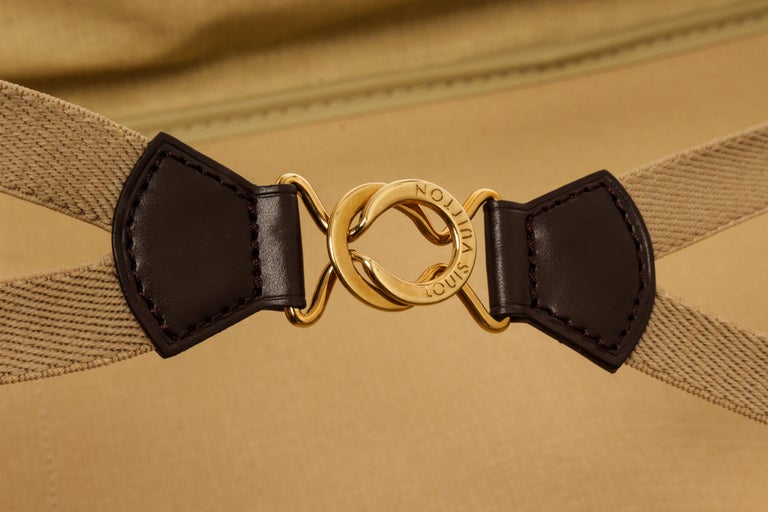 Louis Vuitton Brown Damier Canvas Satellite 70 Travel Bag For Sale