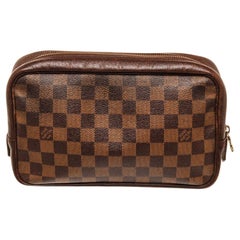 Louis Vuitton Louis Vuitton Braun Damier Canvas Kosmetiktasche mit Beutel