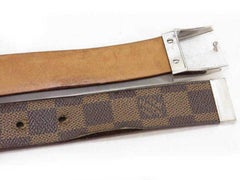 Louis Vuitton Brown Damier Ebene 232572 Belt
