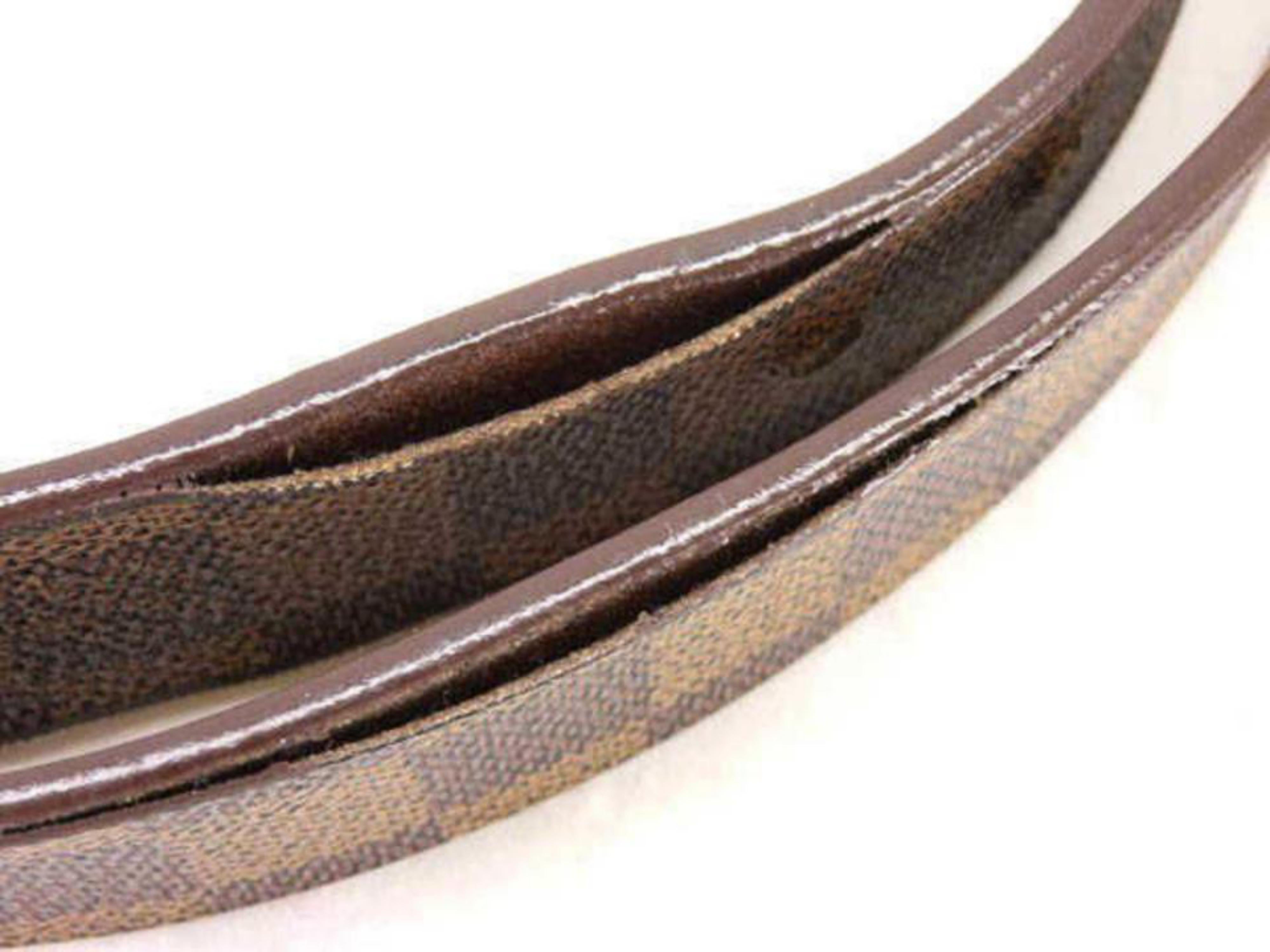 Louis Vuitton Brown Damier Ebene 232572 Belt For Sale 1