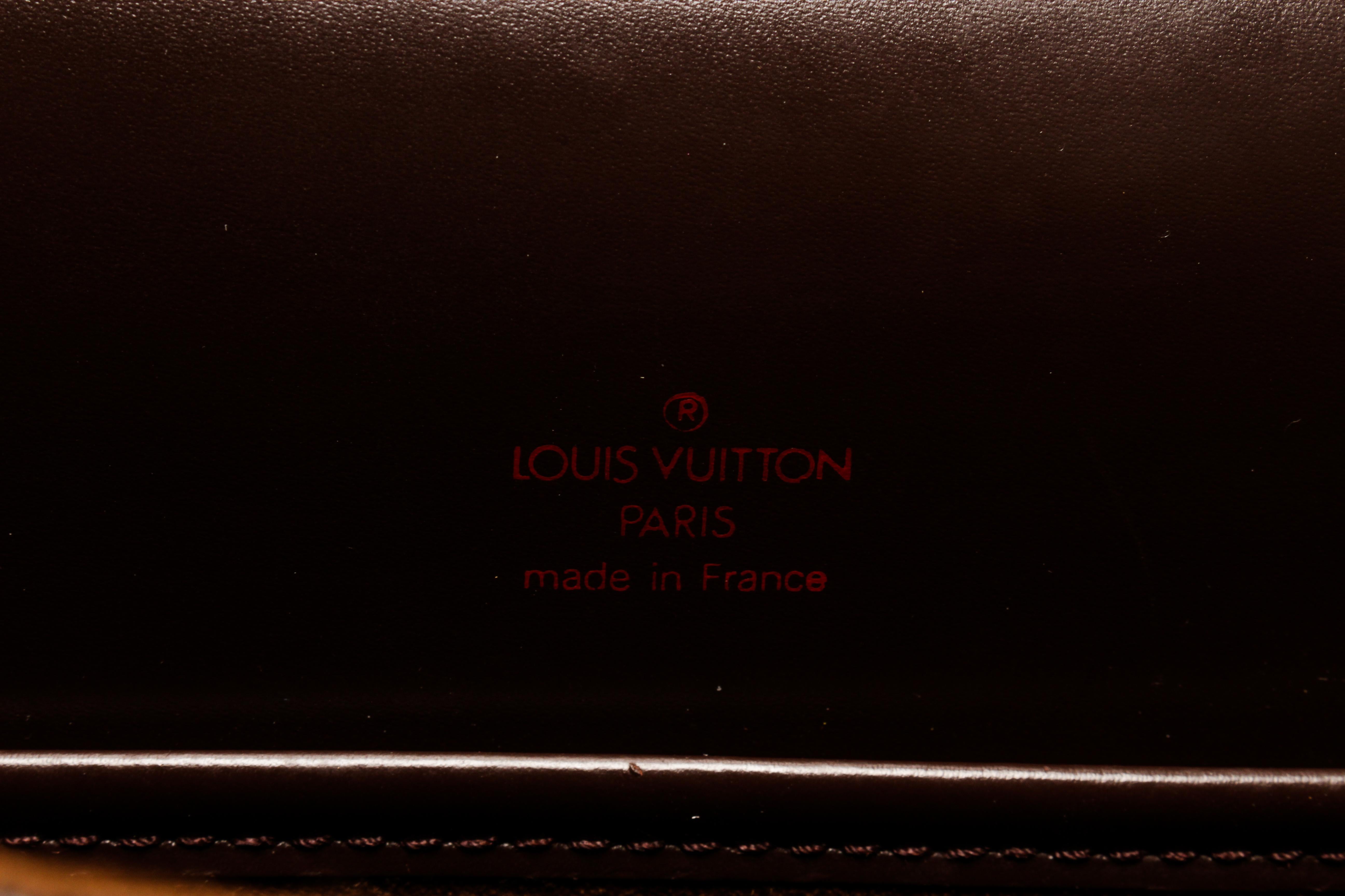 Louis Vuitton Brown Damier Ebene Altona PM Briefcase For Sale 3