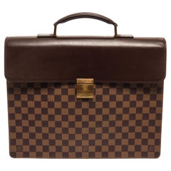 Louis Vuitton Brown Damier Ebene Altona PM Briefcase