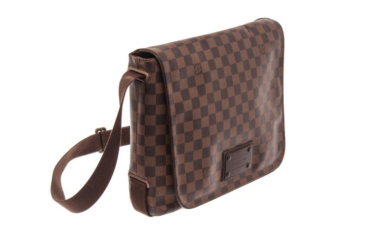 Louis Vuitton Damier Ebene Brooklyn Crossbody Shoulder Bag