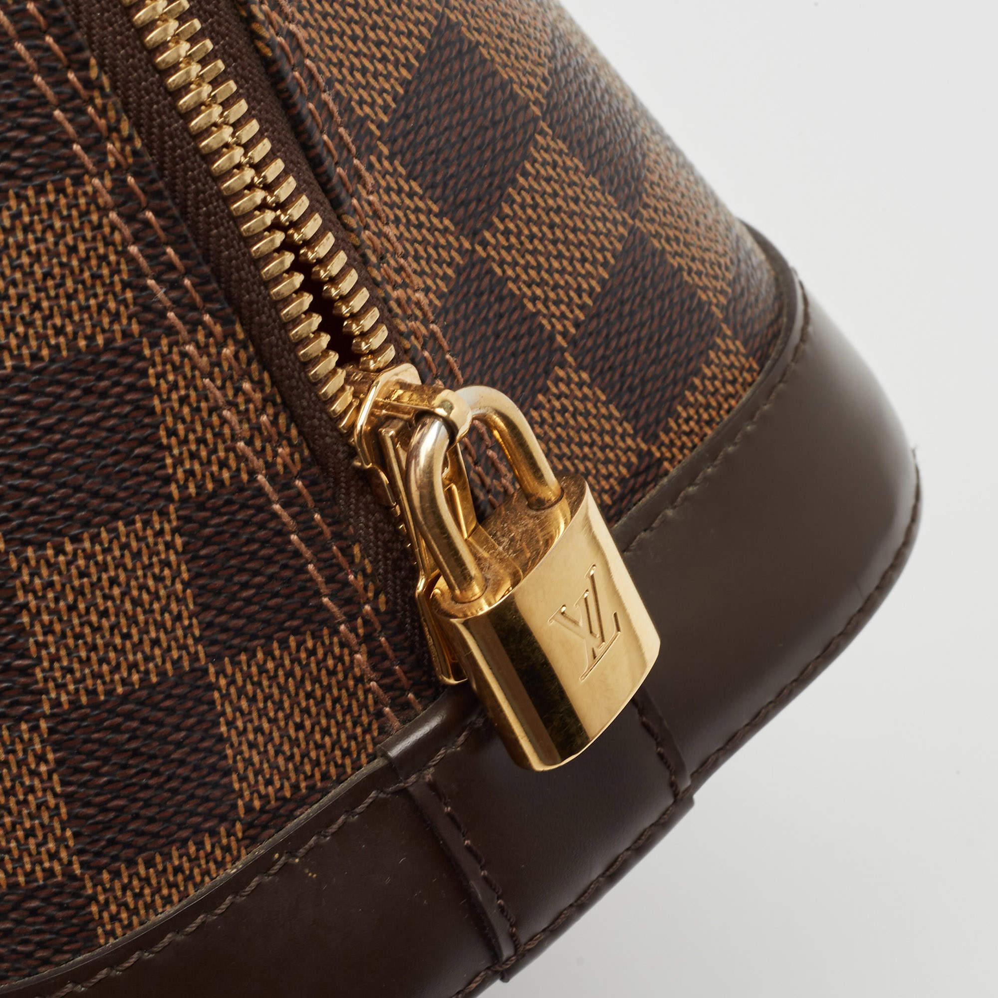 Louis Vuitton Brown Damier Ebene Canvas Alma PM Handbag 7