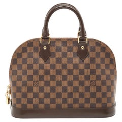 Louis Vuitton Brown Damier Ebene Canvas Alma PM Handbag