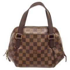 Louis Vuitton Brown Damier Ebene Canvas Belem Pm Top-Handle Bag