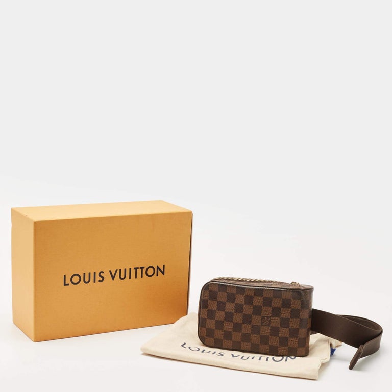 Louis Vuitton Brown Damier Ebene Canvas Geronimos Belt Bag Louis Vuitton