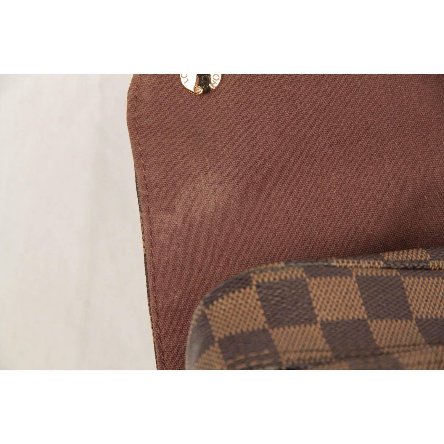 Louis Vuitton Brown Damier Ebene Canvas Naviglio Messenger Bag 1