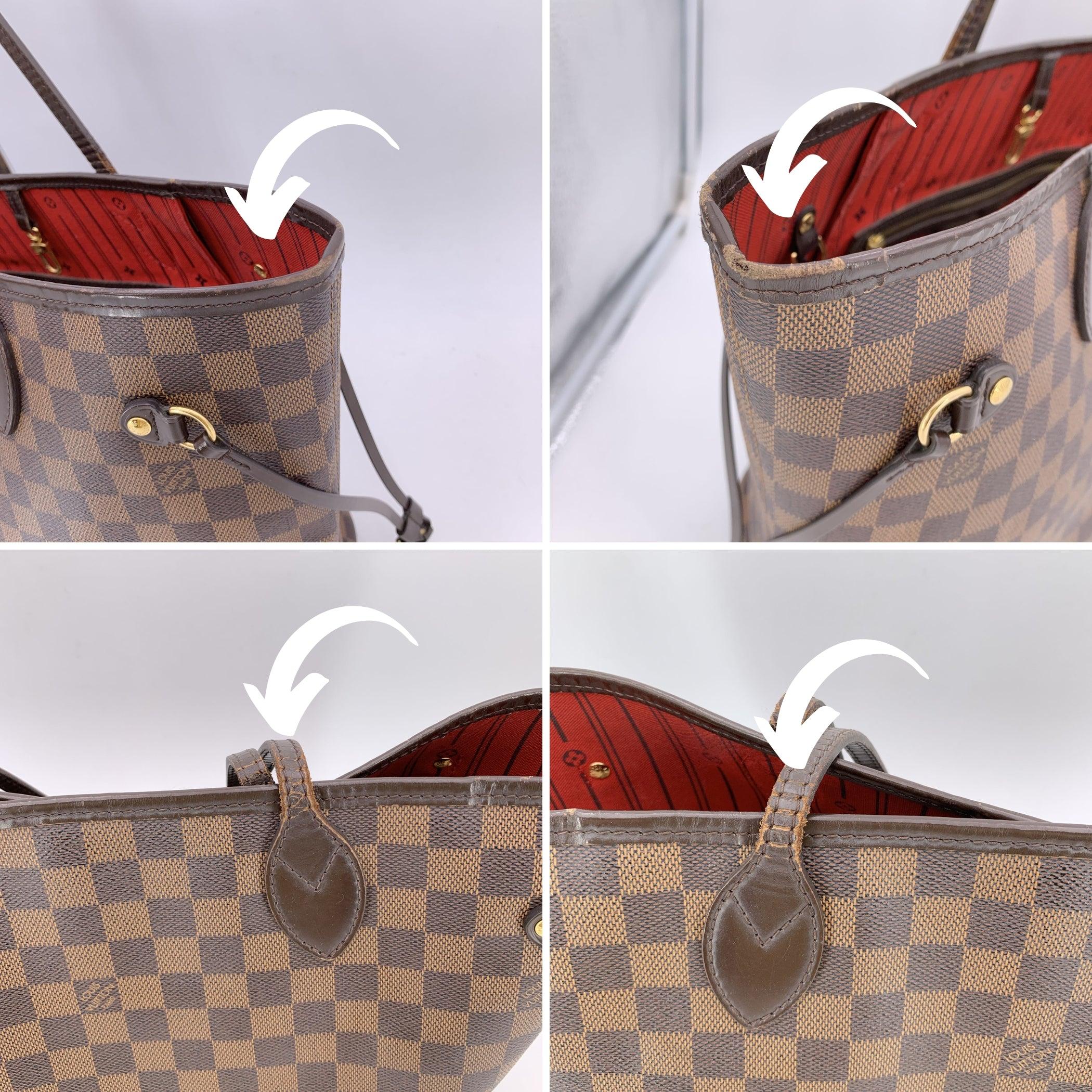Louis Vuitton Brown Damier Ebene Canvas Neverfull MM Tote Bag For Sale 1