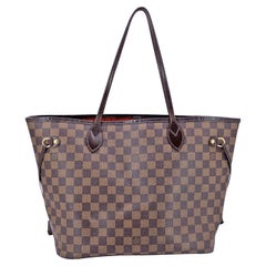 Louis Vuitton Brown Damier Ebene Canvas Neverfull MM Tote Bag