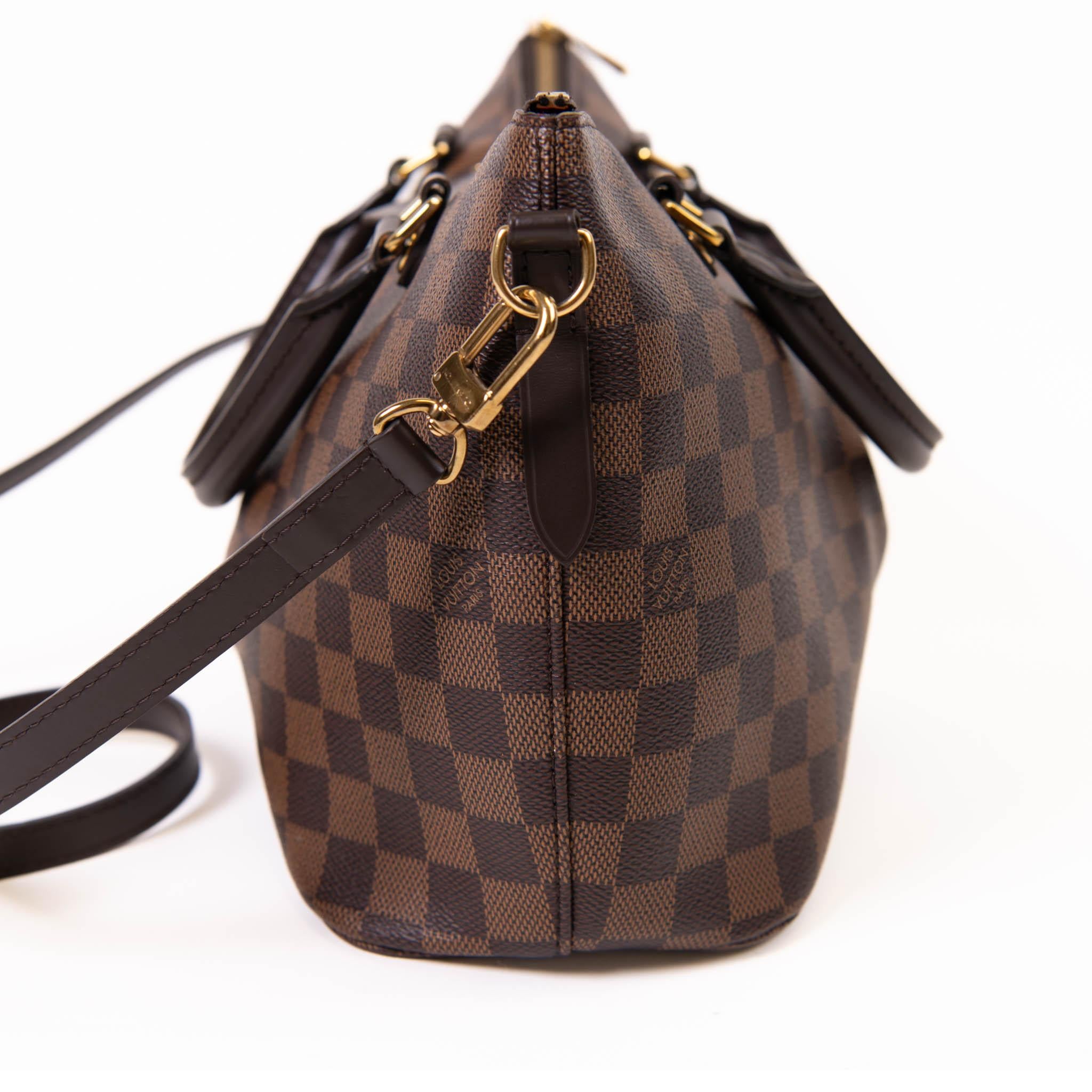 Women's or Men's Louis Vuitton Brown Damier Ebene Canvas PM Siena Bag