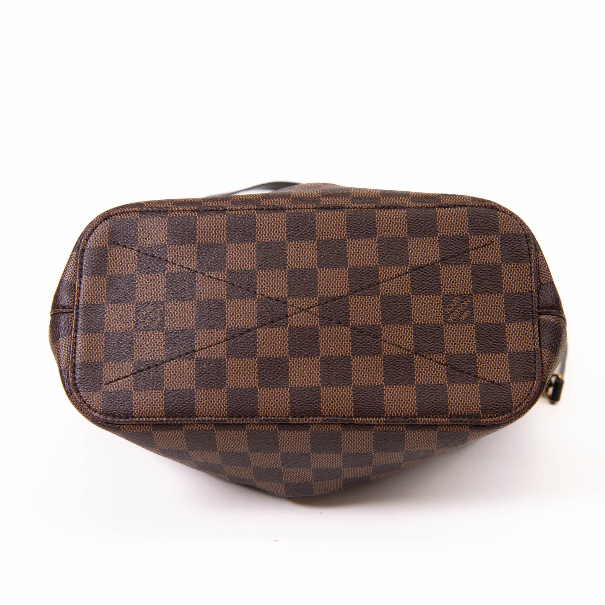 Louis Vuitton Brown Damier Ebene Canvas PM Siena Bag 1