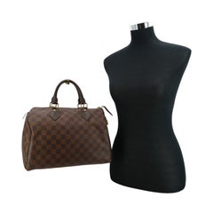 Louis Vuitton Brown Damier Ebene Canvas Speedy 30 Handbag