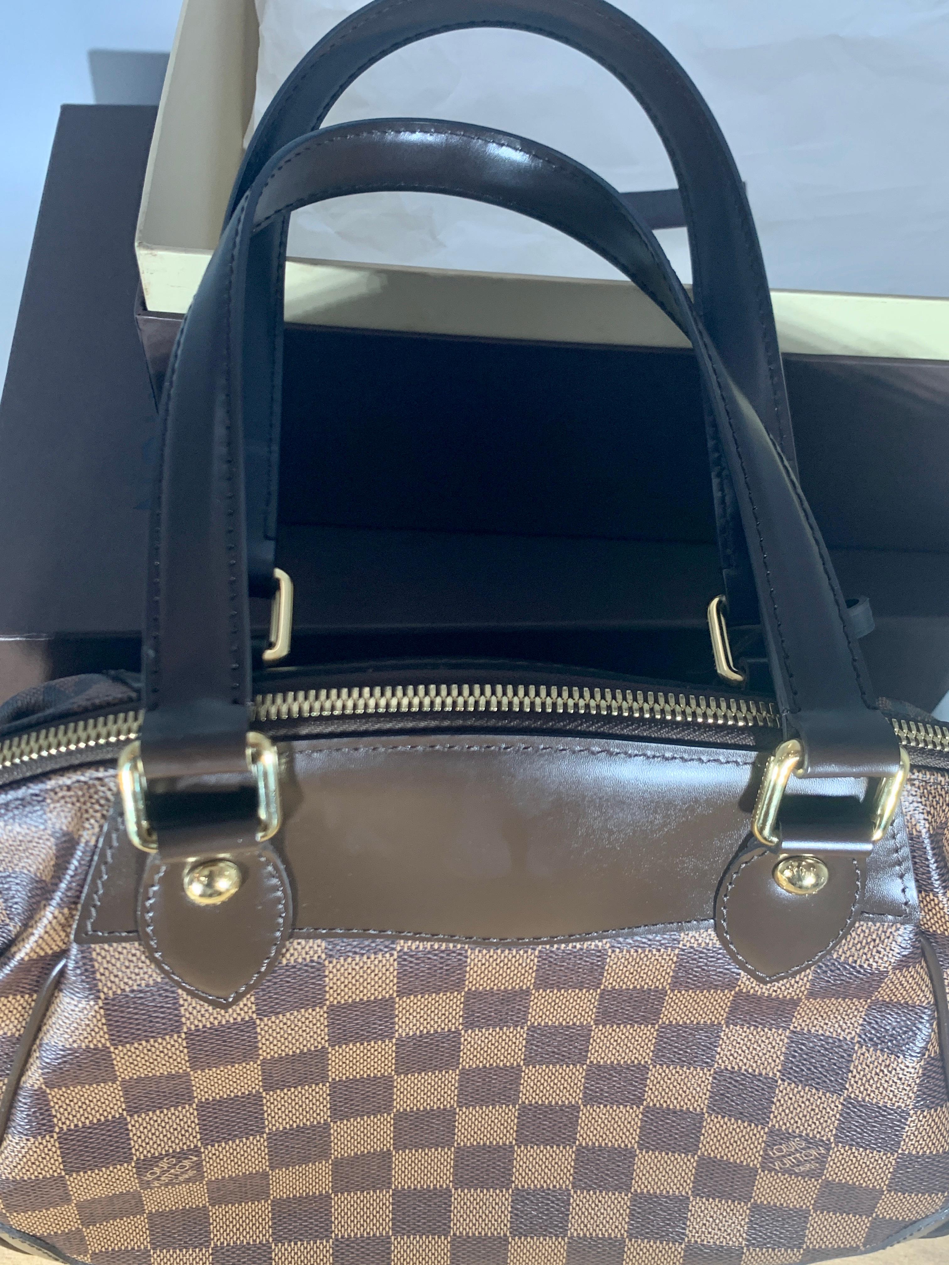 Louis Vuitton Brown Damier  Ebene Canvas Verona PM Handbag / Shoulder Bag New 2