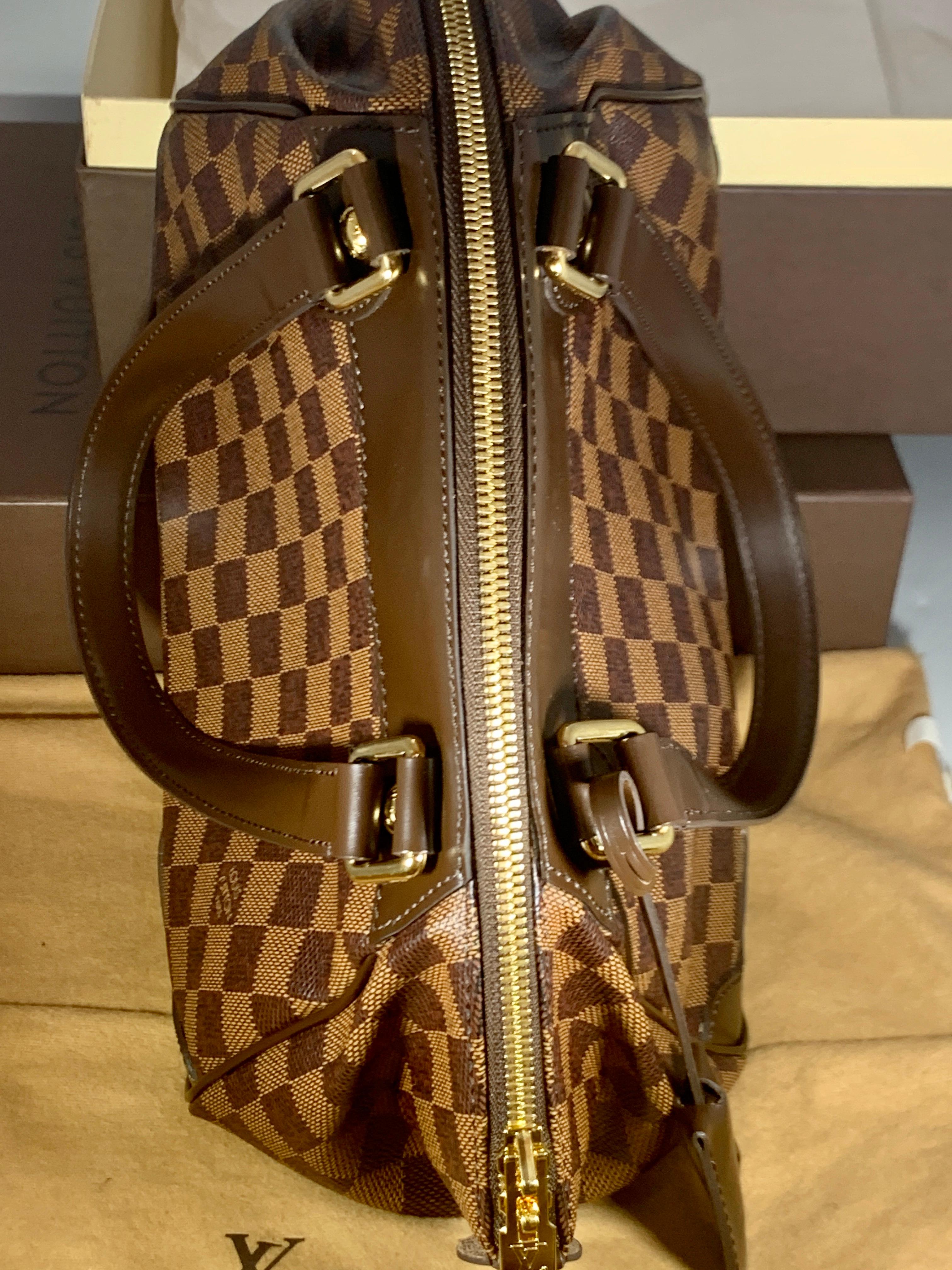 Louis Vuitton Brown Damier  Ebene Canvas Verona PM Handbag / Shoulder Bag New 8