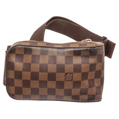 Vintage Louis Vuitton Brown Damier Ebene Geronimos Waist Bag