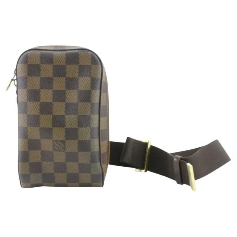 Louis Vuitton Brown Damier Ebene Geronimos Waist Bag at 1stDibs